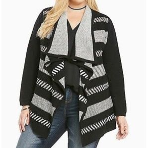 NWOT Striped Torrid Cardigan
